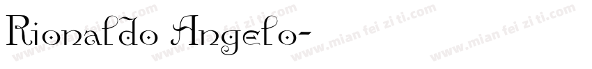 Rionaldo Angelo字体转换